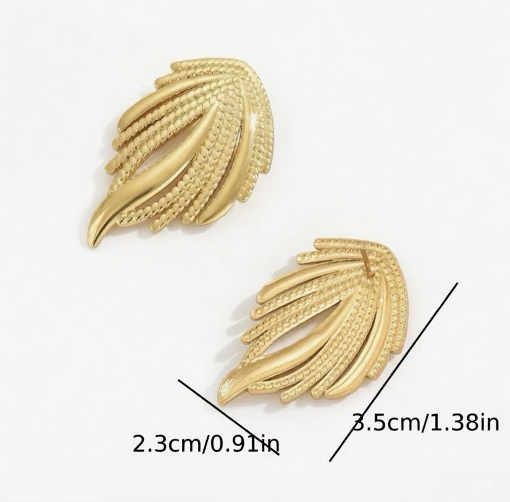 🔥 Kolczyki Pióra / Płomienie – statement fringe • ruchoma elegancja