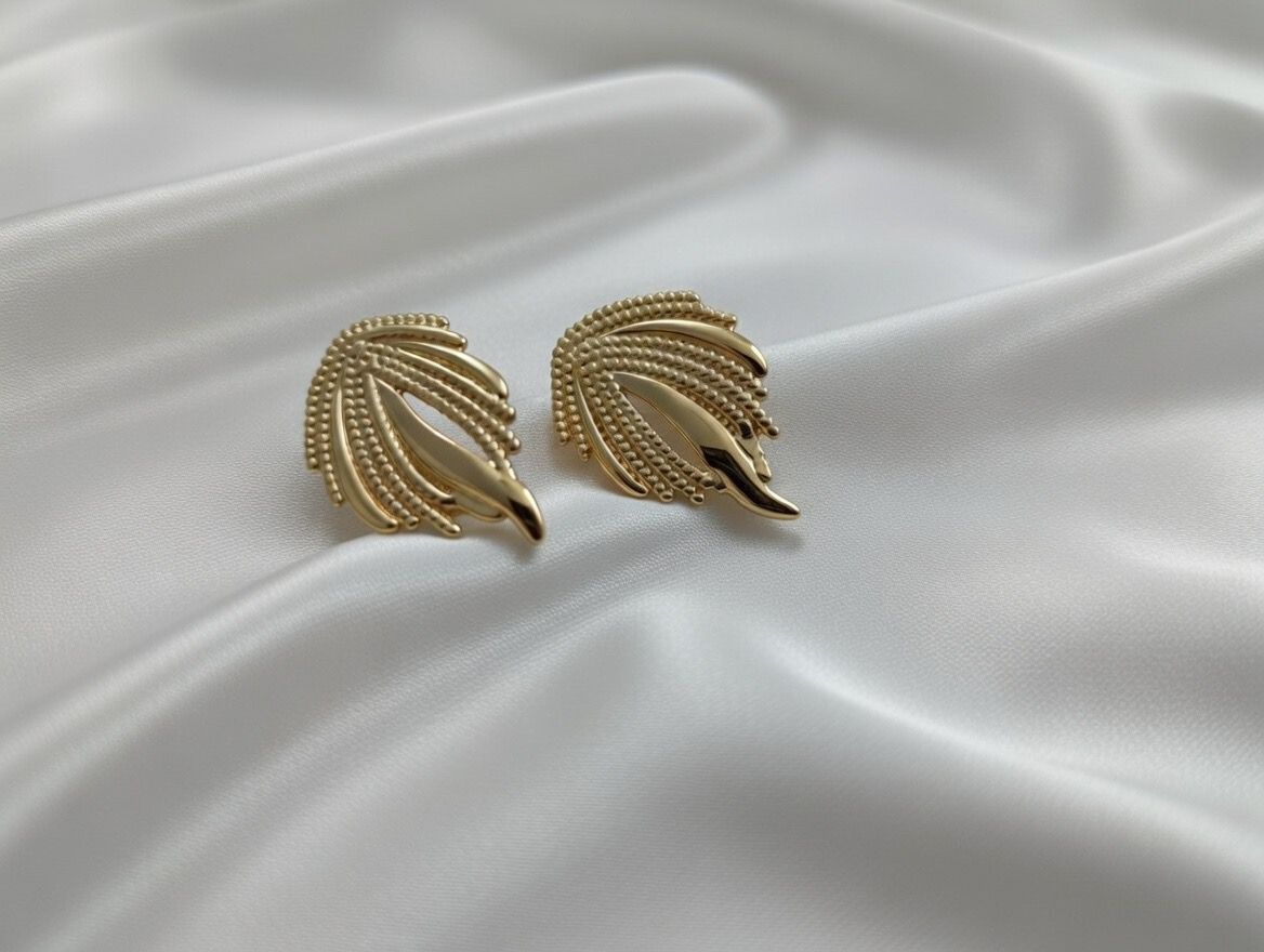 🔥 Kolczyki Pióra / Płomienie – statement fringe • ruchoma elegancja