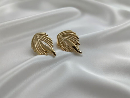 🔥 Kolczyki Pióra / Płomienie – statement fringe • ruchoma elegancja