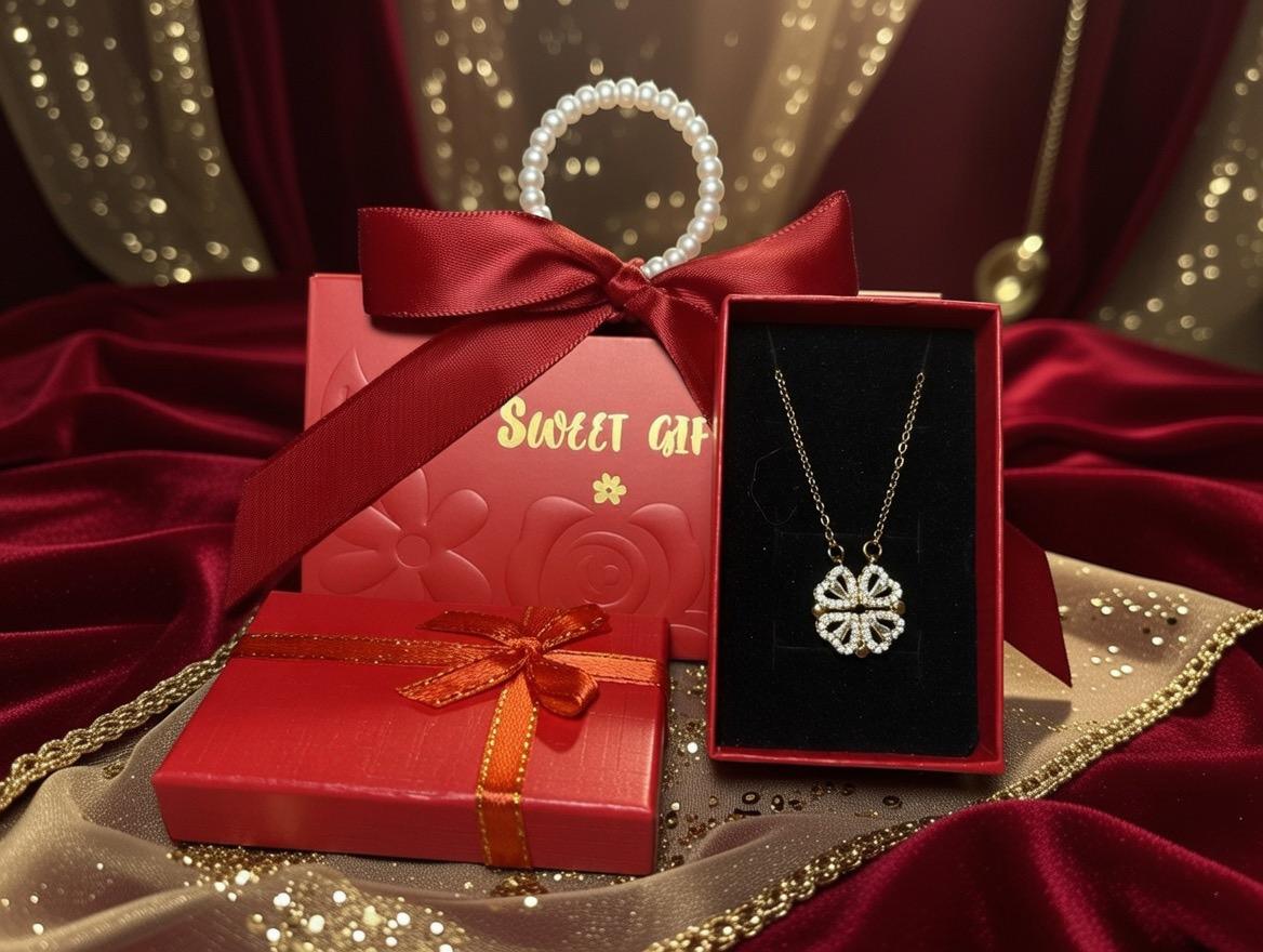 Naszyjnik szczęścia z cyrkoniami – idealny prezent