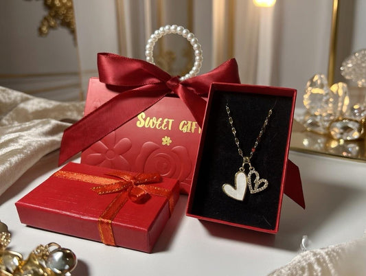 Naszyjnik serce w pudełku – prezent dla niej