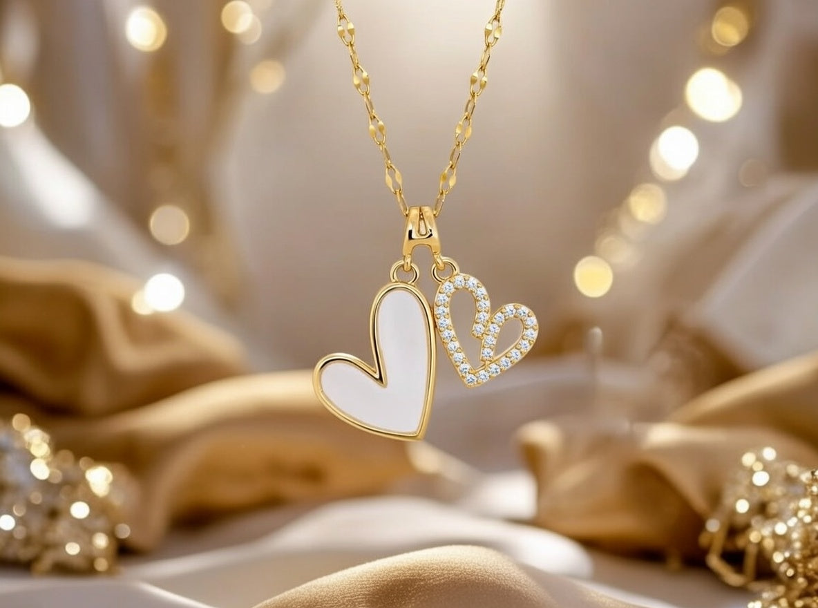 Naszyjnik serce w pudełku – prezent dla niej